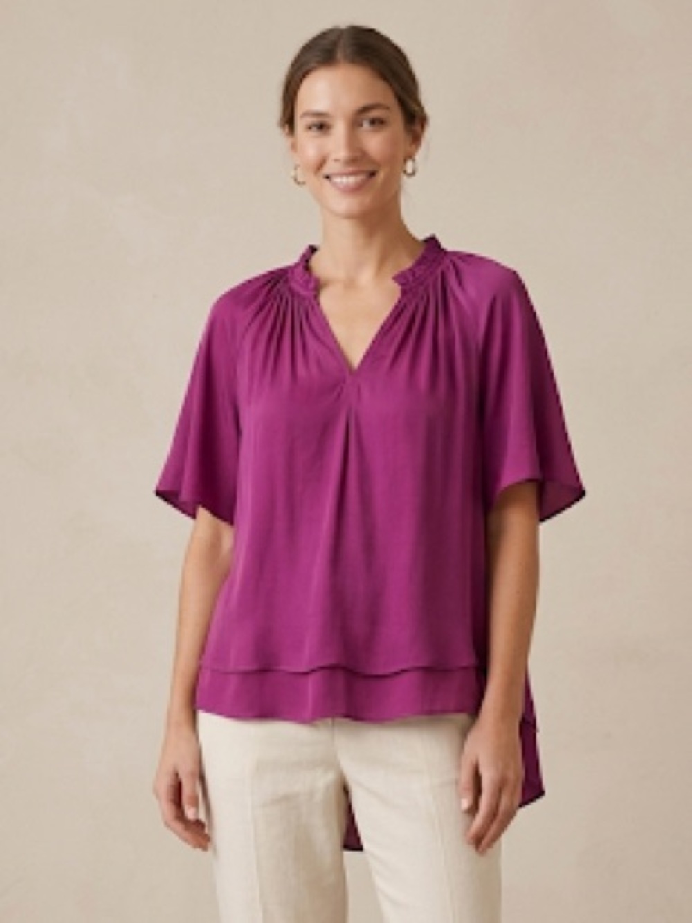 Country Road Magenta Blouse
